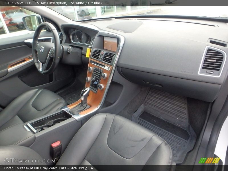 Ice White / Off Black 2017 Volvo XC60 T5 AWD Inscription