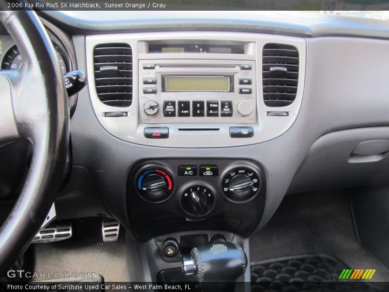 Sunset Orange / Gray 2006 Kia Rio Rio5 SX Hatchback
