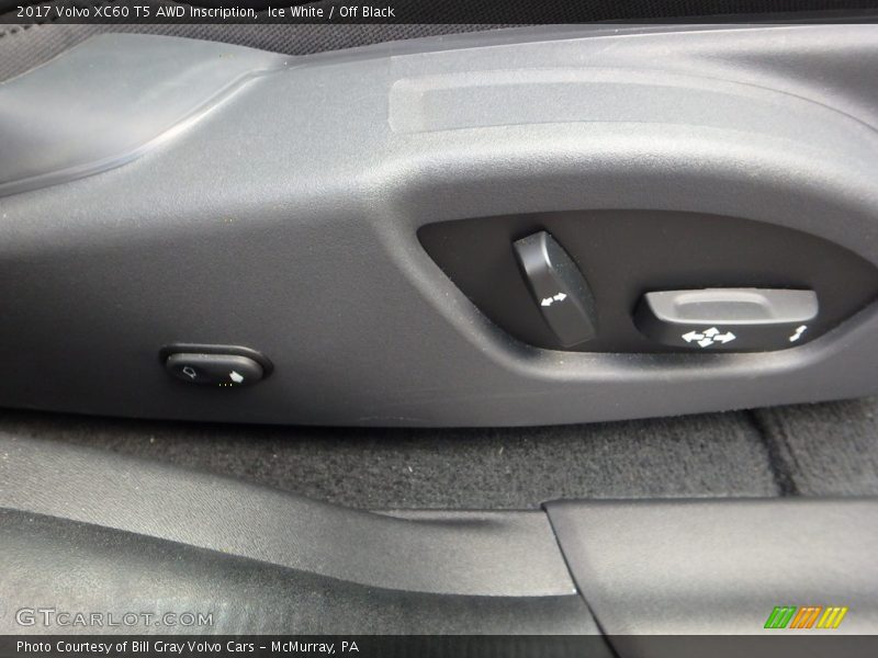 Ice White / Off Black 2017 Volvo XC60 T5 AWD Inscription