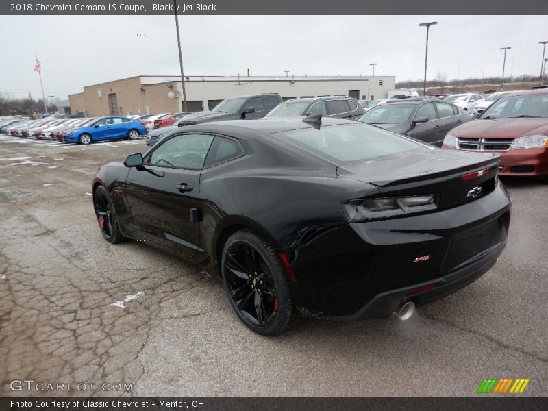 Black / Jet Black 2018 Chevrolet Camaro LS Coupe