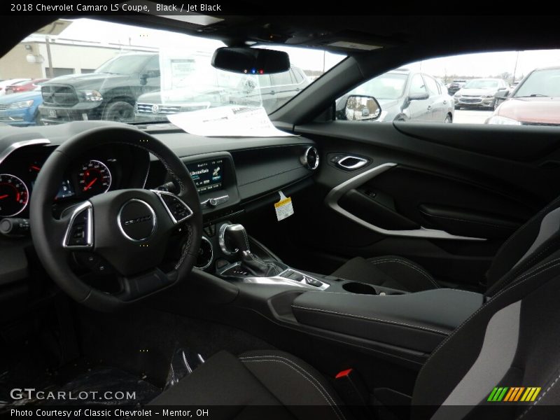 Black / Jet Black 2018 Chevrolet Camaro LS Coupe