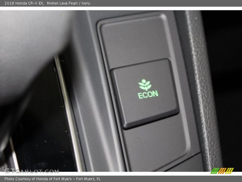 Molten Lava Pearl / Ivory 2018 Honda CR-V EX