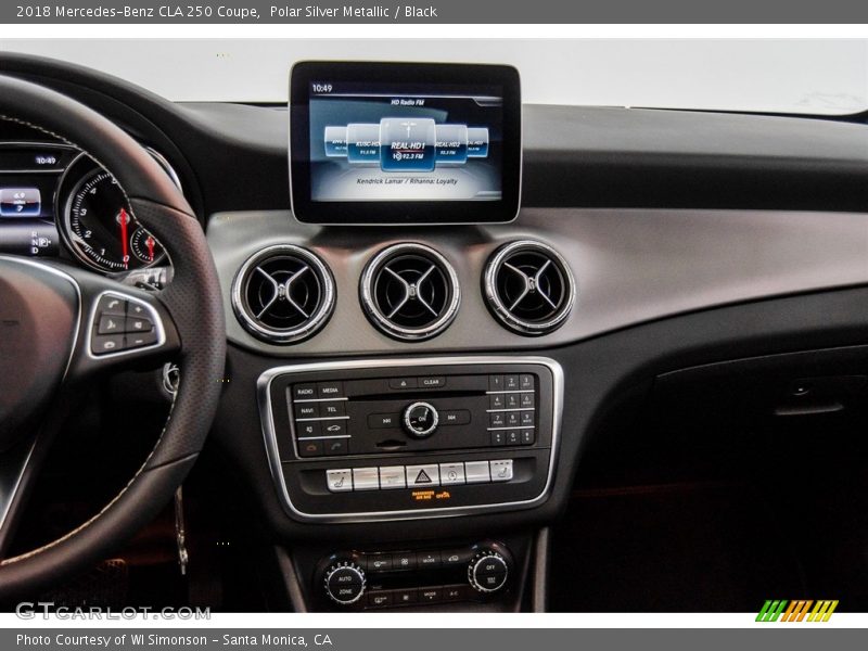Polar Silver Metallic / Black 2018 Mercedes-Benz CLA 250 Coupe