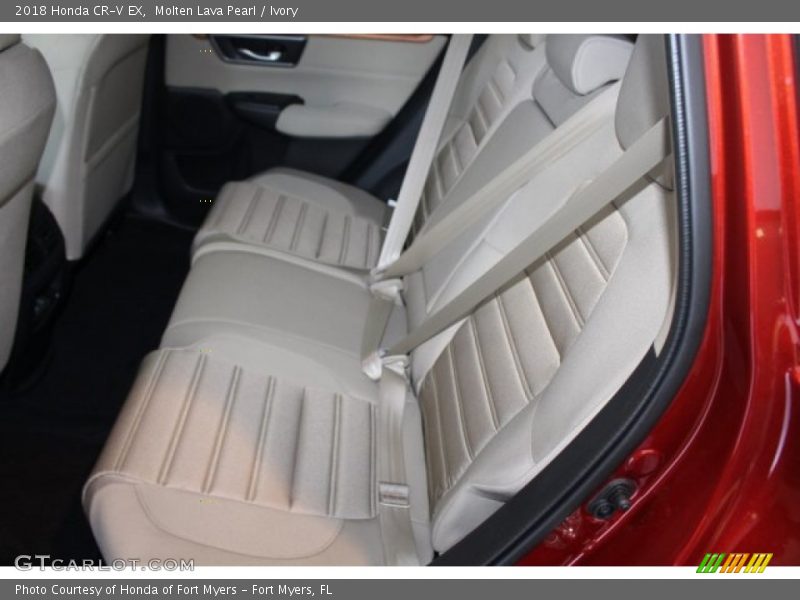 Molten Lava Pearl / Ivory 2018 Honda CR-V EX