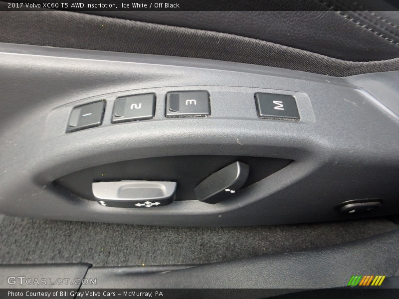 Ice White / Off Black 2017 Volvo XC60 T5 AWD Inscription