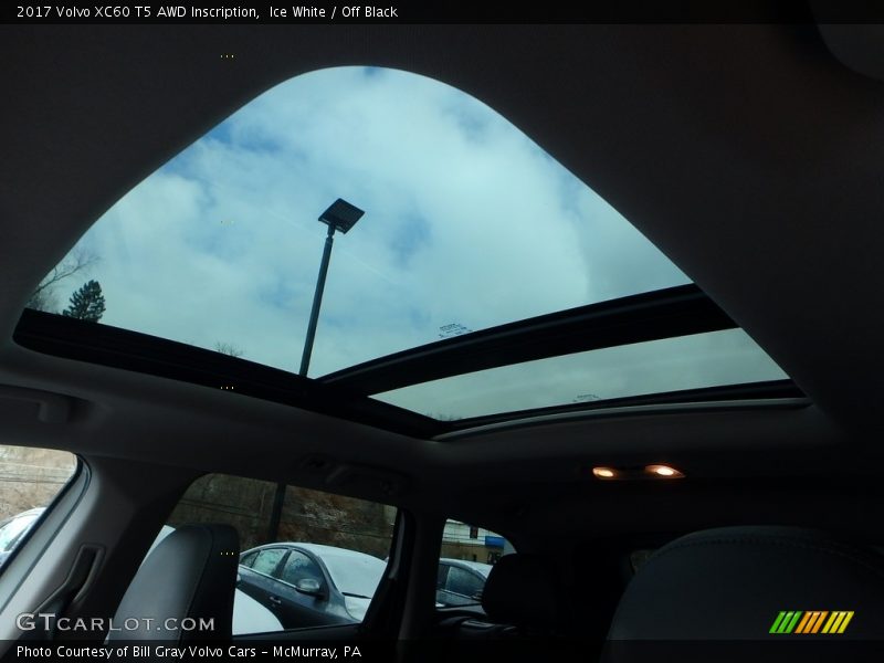 Ice White / Off Black 2017 Volvo XC60 T5 AWD Inscription