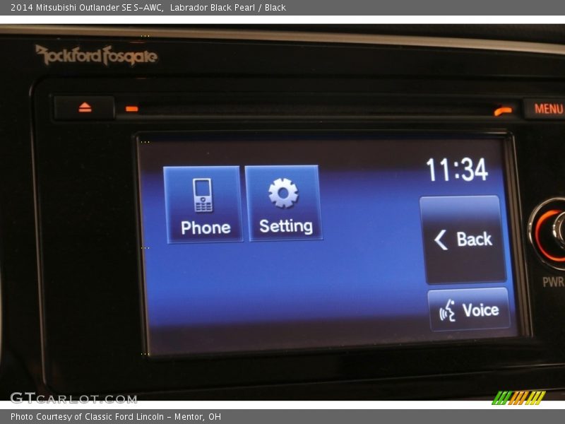 Labrador Black Pearl / Black 2014 Mitsubishi Outlander SE S-AWC