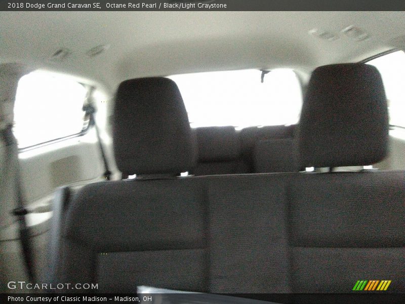 Octane Red Pearl / Black/Light Graystone 2018 Dodge Grand Caravan SE