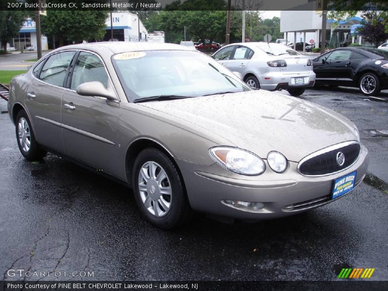 Sandstone Metallic / Neutral 2007 Buick LaCrosse CX