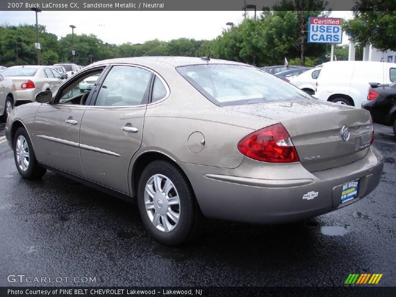 Sandstone Metallic / Neutral 2007 Buick LaCrosse CX