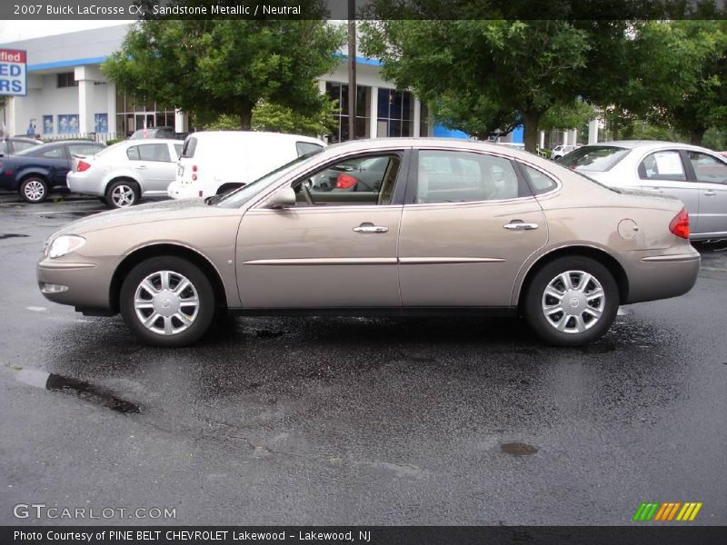 Sandstone Metallic / Neutral 2007 Buick LaCrosse CX