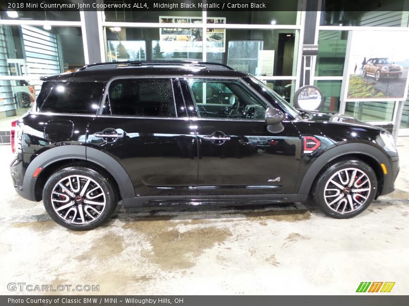 Midnight Black Metallic / Carbon Black 2018 Mini Countryman John Cooperworks ALL4