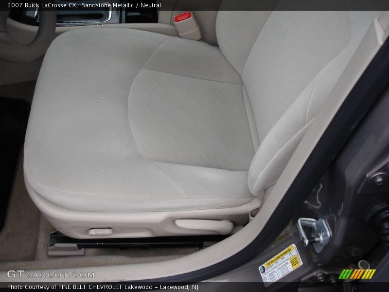 Sandstone Metallic / Neutral 2007 Buick LaCrosse CX