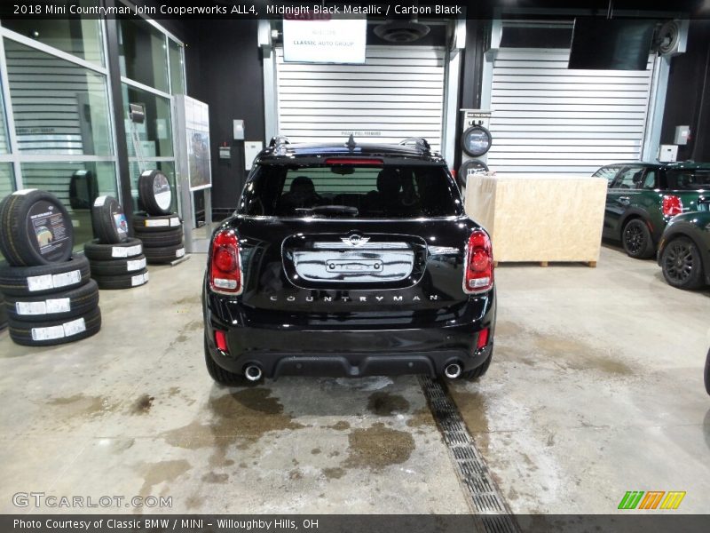 Midnight Black Metallic / Carbon Black 2018 Mini Countryman John Cooperworks ALL4