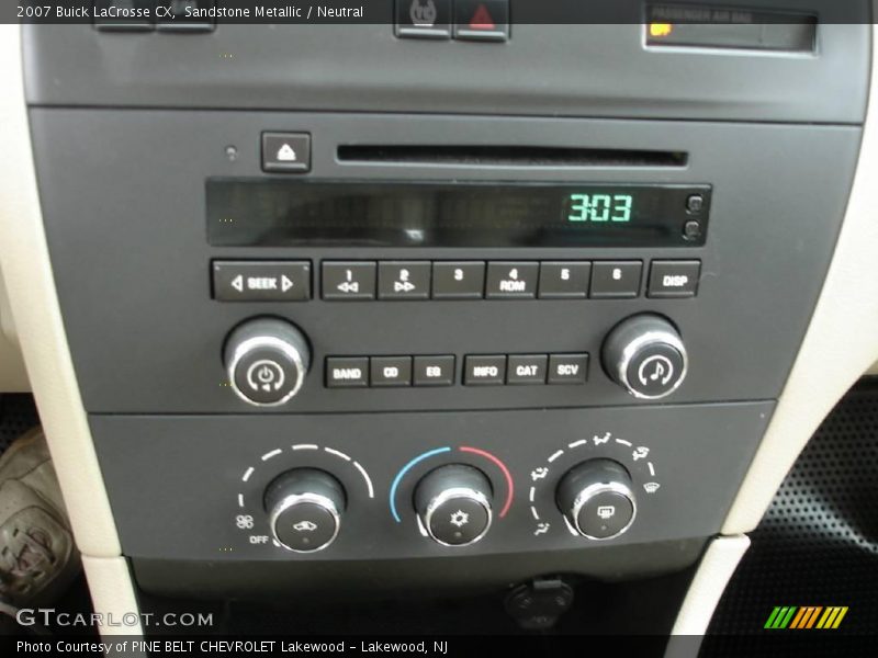 Sandstone Metallic / Neutral 2007 Buick LaCrosse CX