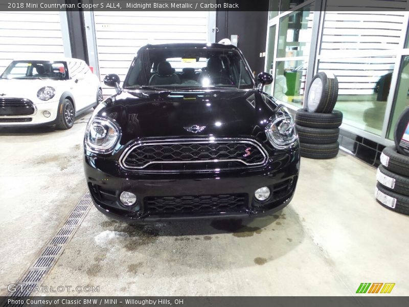 Midnight Black Metallic / Carbon Black 2018 Mini Countryman Cooper S ALL4