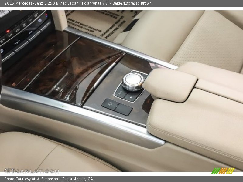 Polar White / Silk Beige/Espresso Brown 2015 Mercedes-Benz E 250 Blutec Sedan