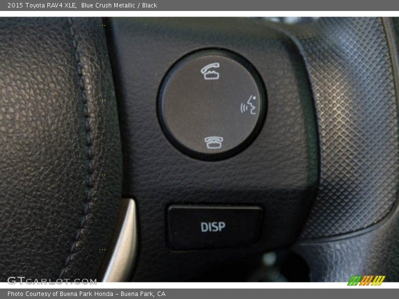 Blue Crush Metallic / Black 2015 Toyota RAV4 XLE