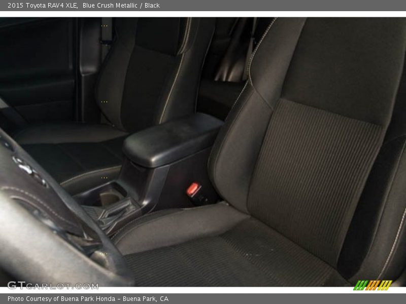 Blue Crush Metallic / Black 2015 Toyota RAV4 XLE