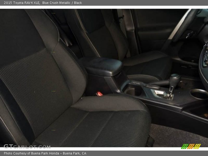 Blue Crush Metallic / Black 2015 Toyota RAV4 XLE