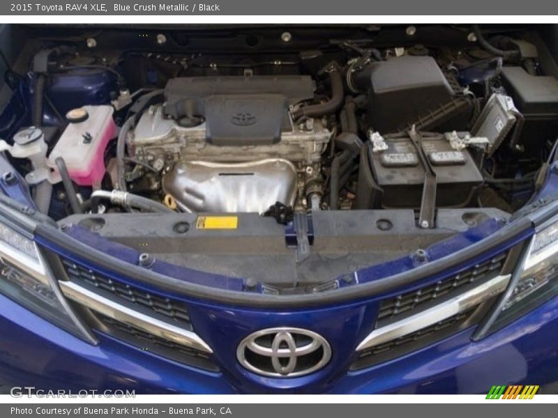 Blue Crush Metallic / Black 2015 Toyota RAV4 XLE