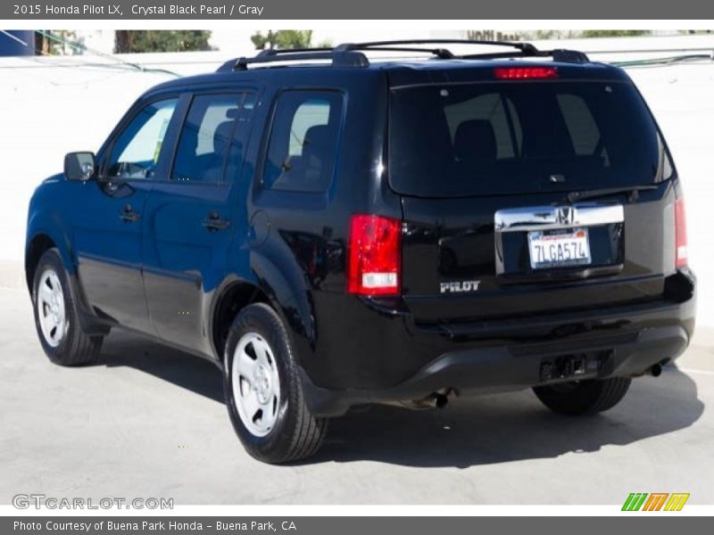 Crystal Black Pearl / Gray 2015 Honda Pilot LX