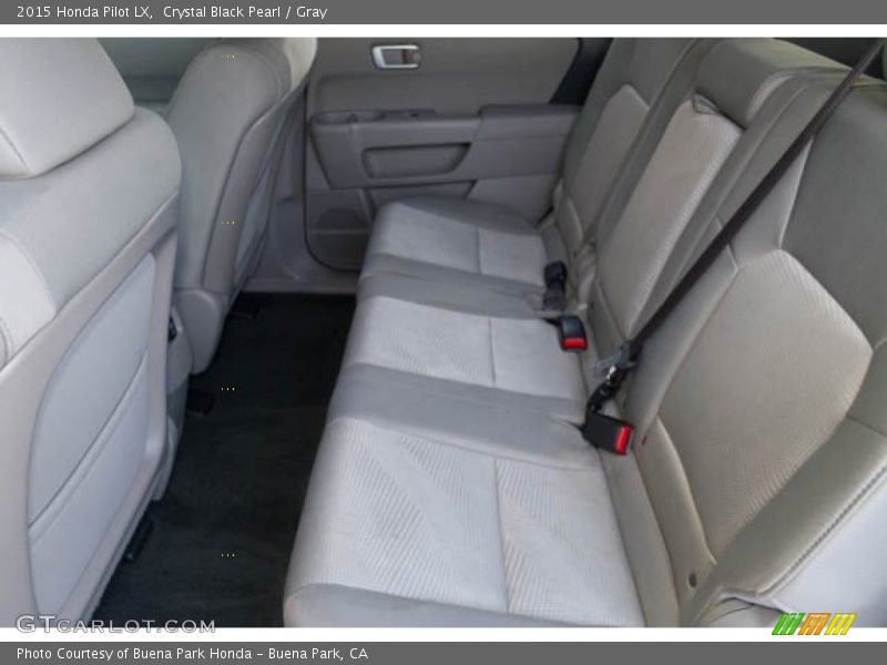 Crystal Black Pearl / Gray 2015 Honda Pilot LX
