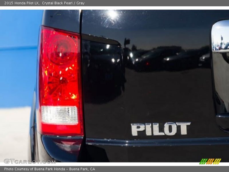 Crystal Black Pearl / Gray 2015 Honda Pilot LX
