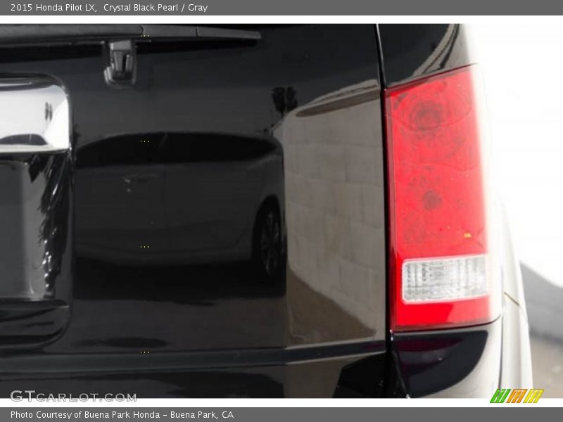 Crystal Black Pearl / Gray 2015 Honda Pilot LX