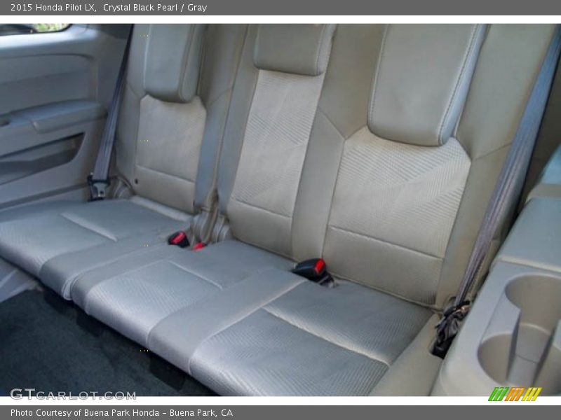 Crystal Black Pearl / Gray 2015 Honda Pilot LX