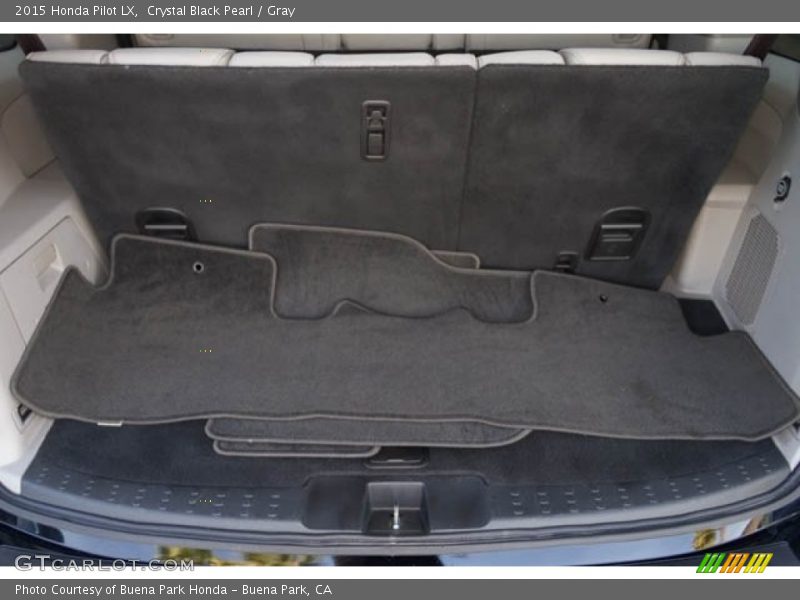 Crystal Black Pearl / Gray 2015 Honda Pilot LX