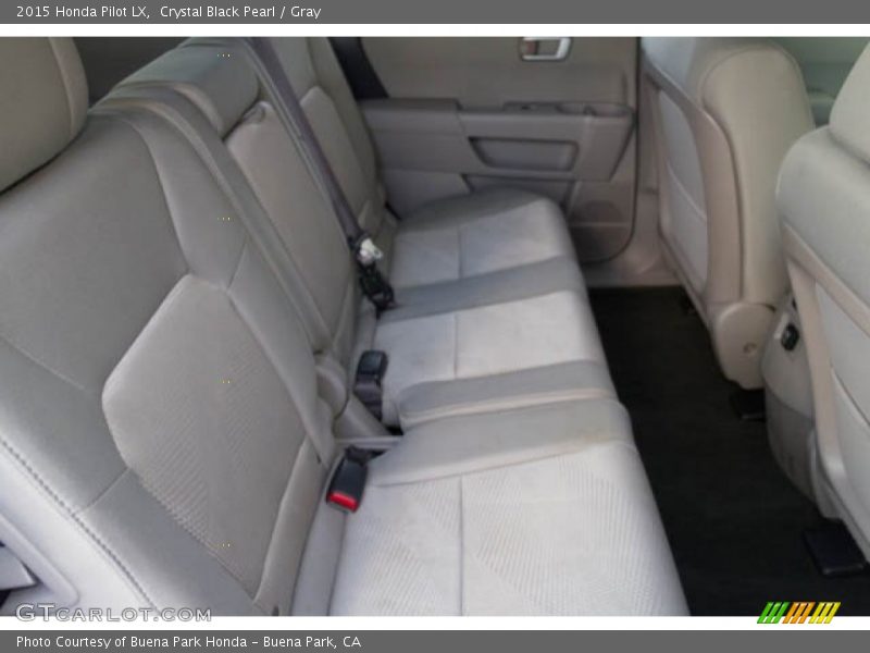Crystal Black Pearl / Gray 2015 Honda Pilot LX