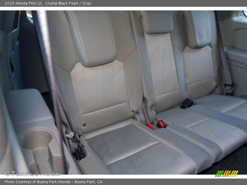 Crystal Black Pearl / Gray 2015 Honda Pilot LX