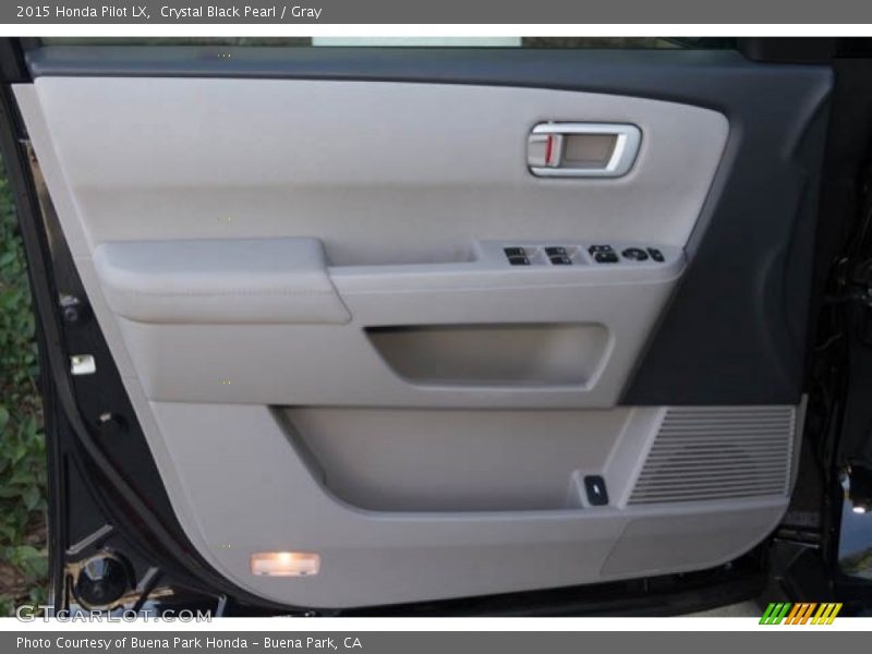Crystal Black Pearl / Gray 2015 Honda Pilot LX