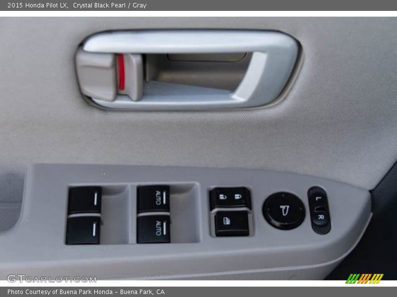 Crystal Black Pearl / Gray 2015 Honda Pilot LX