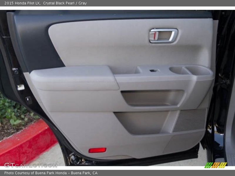 Crystal Black Pearl / Gray 2015 Honda Pilot LX