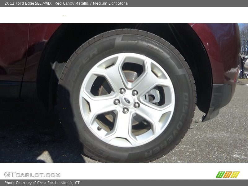 Red Candy Metallic / Medium Light Stone 2012 Ford Edge SEL AWD