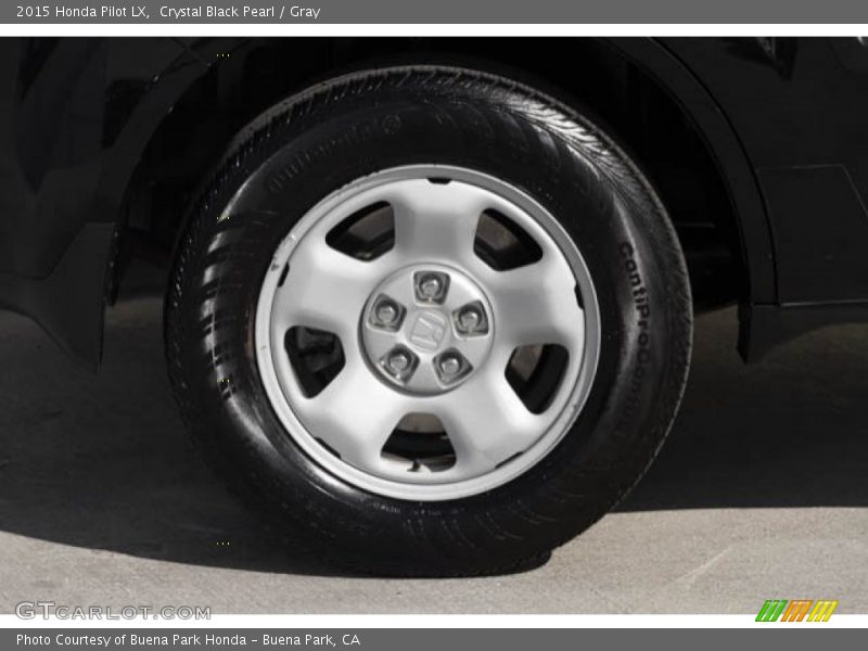Crystal Black Pearl / Gray 2015 Honda Pilot LX