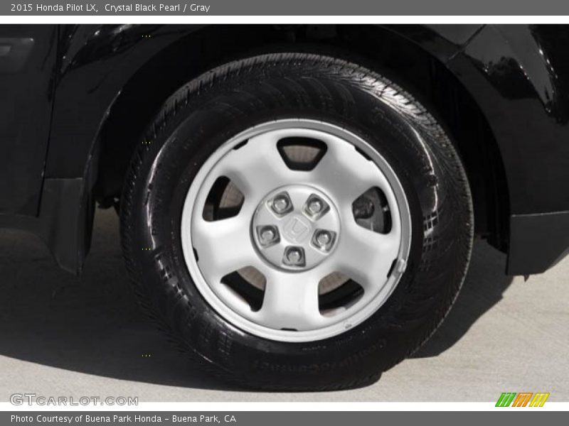 Crystal Black Pearl / Gray 2015 Honda Pilot LX