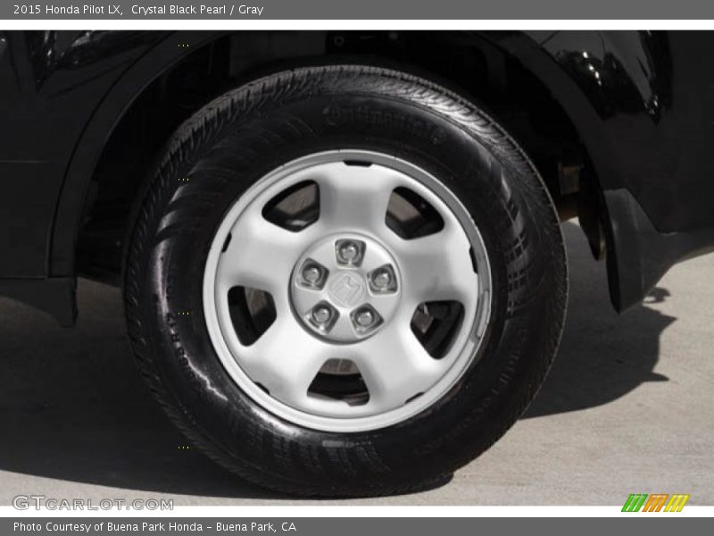 Crystal Black Pearl / Gray 2015 Honda Pilot LX