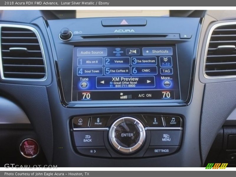 Lunar Silver Metallic / Ebony 2018 Acura RDX FWD Advance