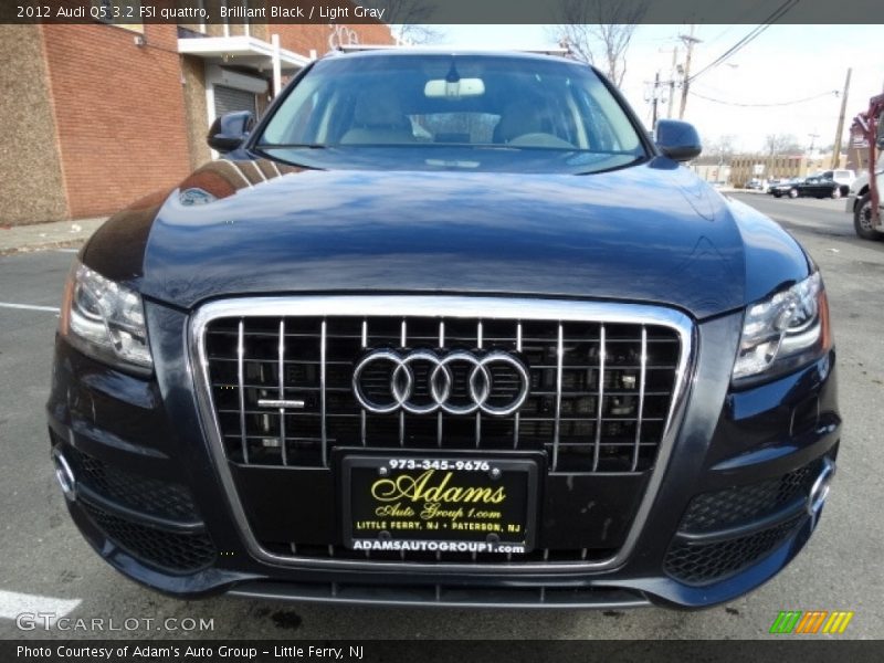 Brilliant Black / Light Gray 2012 Audi Q5 3.2 FSI quattro