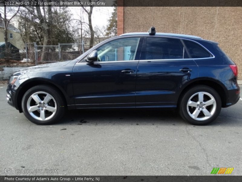 Brilliant Black / Light Gray 2012 Audi Q5 3.2 FSI quattro