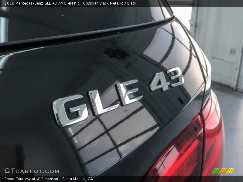 Obsidian Black Metallic / Black 2018 Mercedes-Benz GLE 43 AMG 4Matic