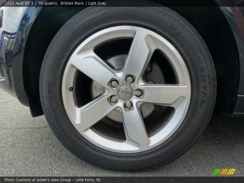 Brilliant Black / Light Gray 2012 Audi Q5 3.2 FSI quattro