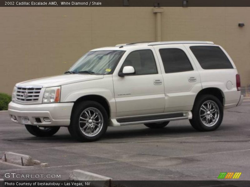 White Diamond / Shale 2002 Cadillac Escalade AWD