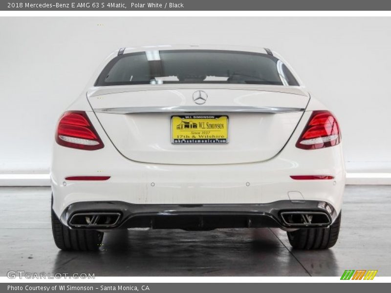 Polar White / Black 2018 Mercedes-Benz E AMG 63 S 4Matic