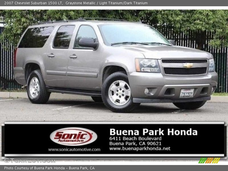 Graystone Metallic / Light Titanium/Dark Titanium 2007 Chevrolet Suburban 1500 LT