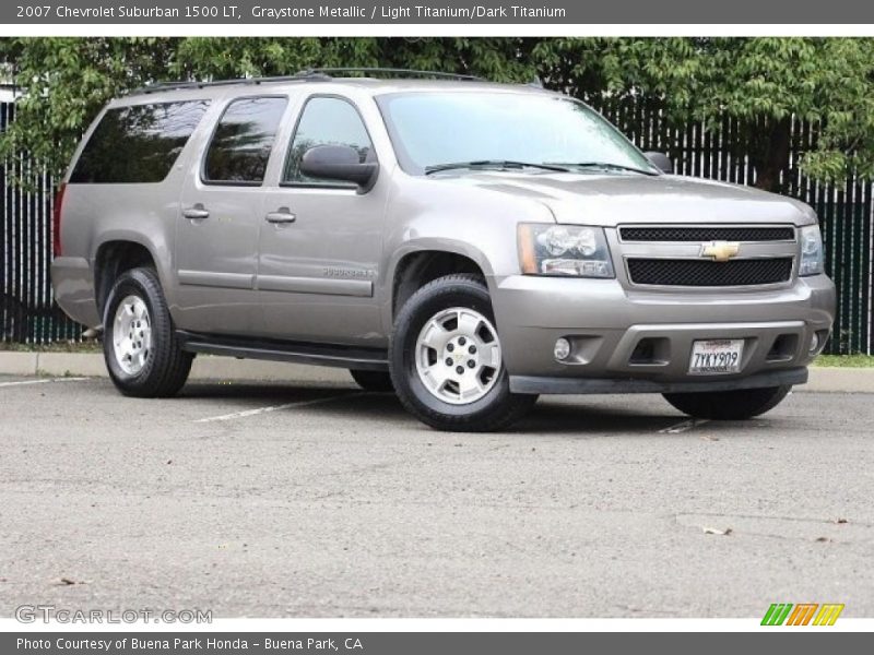 Graystone Metallic / Light Titanium/Dark Titanium 2007 Chevrolet Suburban 1500 LT