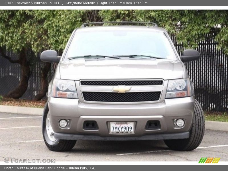 Graystone Metallic / Light Titanium/Dark Titanium 2007 Chevrolet Suburban 1500 LT